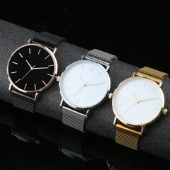 RUNERR Ultra Thin Quartz Watch | Minimalist Business Casual Mesh Strap