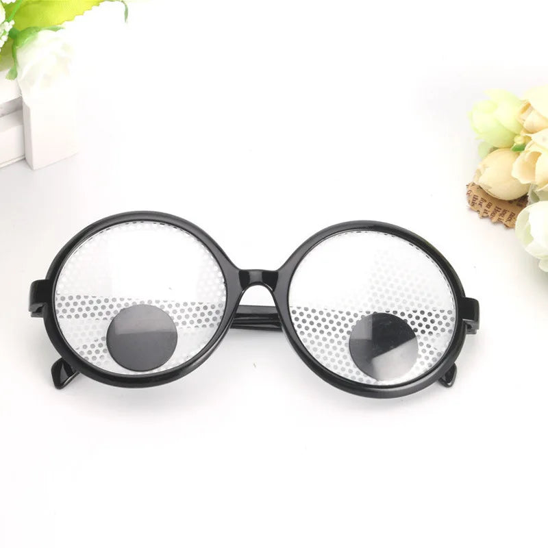 Funny Googly Eyes Goggles Shaking Eyes Party Glasses Toys for Party Cosplay Costume Props Halloween