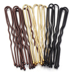 50pcs 5cm Hair Pins Metal U Shape Hairpins For Women Girls Headpiece Wedding Bride Head Jewelry Decor Headwear Hair Accessories