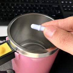 Automatic Self Stirring Magnetic Mug Capsule Cylindrical Magnetic Stirring Rod detail view