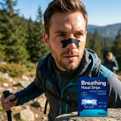 30 Pcs Upgraded Black Anti-Snore Strips | Breathable All-Night Comfort Nose Patches alternate view