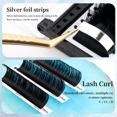 Winky Beauty Professional Flat Lashes Extension | Ellipse Split Tip Soft Lashes alternate view