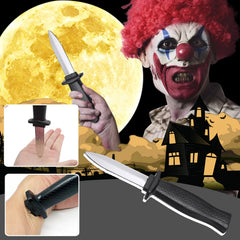 Props Toys Joke Magic Plastic Retractable Knife Joke Prank Props Knife Scary Trick Fa alternate view
