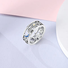 Plated Mystic Star Ring Infinite Love Original Design Zircon Wedding Rings Jewelry Women Gift