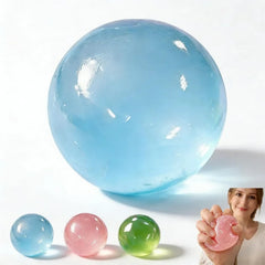 Handmade Coconut Oil Squishy Ball Slow Rising Fidget Stress Ball Clear Jelly Sensory Ball Soft Stres