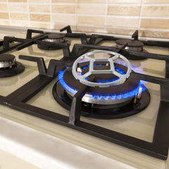 Auxiliary Support Small Pot Wok Steamer Rack Stand Gas Burner Utensils Stovetop Grill close-up view