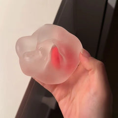 Strawberry Mochi Squeeze Toy | Stress Relief Slow Rebound Fidget Toy close-up view