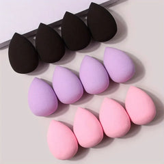 12Pcs Multicolor Makeup Sponge Blender Set | Soft Foundation Cosmetic Puff Kit alternate view