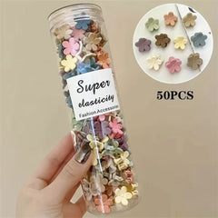 50PCS/Set Cute Hair Claws Small Size Mini Hairpin Hair Clips For Girls Korean Side Clip Bangs Clip W
