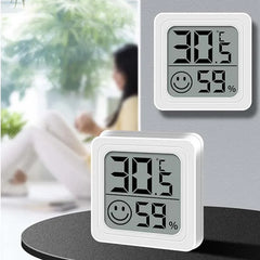 LCD Digital Thermometer Hygrometer | Indoor Temperature Humidity Monitor detail view
