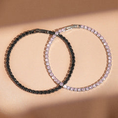 Fashion Zirconia Tennis Bracelet For Women Crystal Charm Designer Tennis Thin Chain Bracelet On Hand Wedding Jewelry