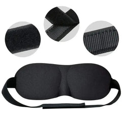 3D Contoured Sleep Eye Mask for Deep Sleep | Ergonomic Light Blocking Blindfold alternate view