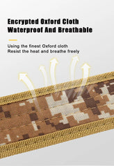 New Style Men's Quick-Release Tactical Belt - Outdoor Camouflage Nylon Wide Waist Belt close-up view