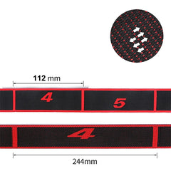 4*90cm Yoga Elastic Stretch Belt | Fitness Resistance Band for Pilates, Dance & Streng close-up view