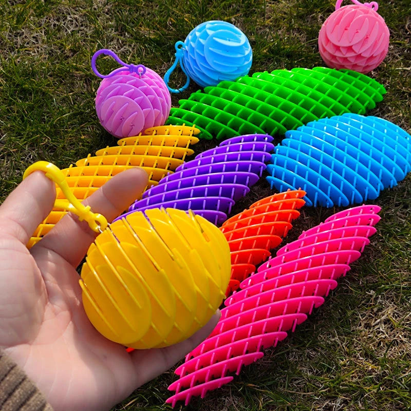 New 3D Creative Decompression Elastic Mesh Toys Solid Printed Radish Decompression Healing Toys Stre