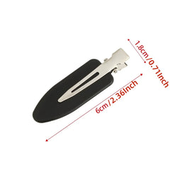 10pcs/set Bend Seamless Hair Clips Side Bangs Barrette Makeup Washing Face close-up view