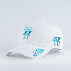 Retro '67 Cartoon Print Baseball Cap | Adjustable Unisex Streetwear close-up view