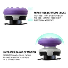DATA FROG High-Rise Thumb Stick Grips | FPS Performance Extenders for PS4 PS5 and 8BitDo detail view