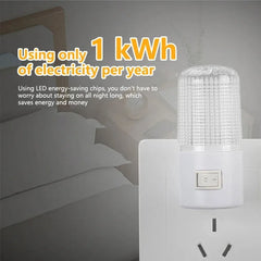 LED Night Light for Bedroom | Energy-Saving Plug-in Lamp for Kids, Living Room, Hallway detail view