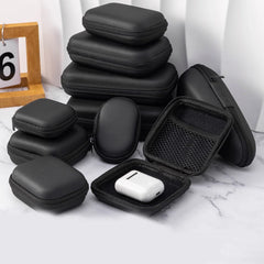 Portable Mini Hard Shell Digital Gadget Storage Bag | EVA Travel Organizer close-up view