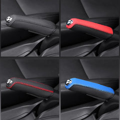 Artificial Leather Handbrake Cover Car Interior Sleeve