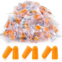 10 Pairs Soft Foam Ear Plugs for Sleeping Travel Noise Reduction | Tapered Comfort Earplugs