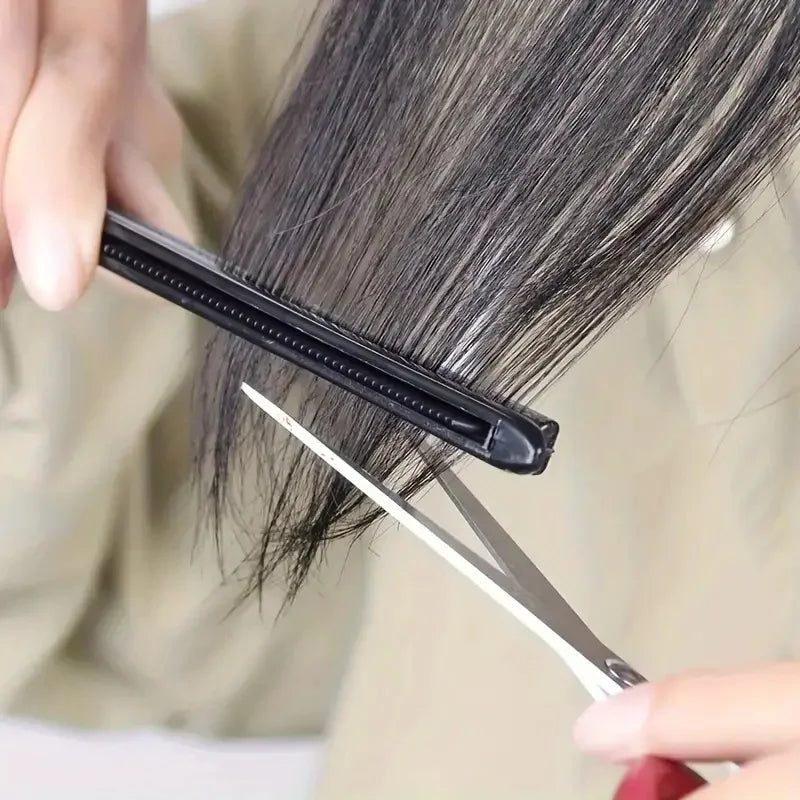 Hairdressing V-Comb Messy Hair Finishing Straightening Splint Comb - Hair Styling Tool Clip special