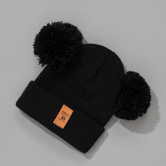 Baby Knit Pom Pom Hat | Warm Winter Cap for Toddlers alternate view