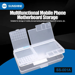 Sunshine Storage Box SS-001A | Multi-Function Organizer for IC Motherboard Parts and Phone Repair To