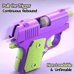 Stress Relief Pistol Toy | Mini Manual Burst Fidget Gun detail view