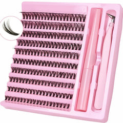 DIY Lash Extension Kit 200pcs Lash Clusters With Bond Lashes Kit Cluster Lashes D Cur alternate view