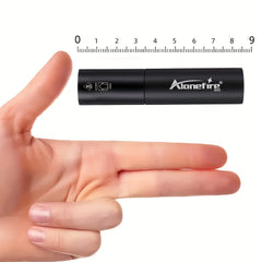 Small Palm Mini Flashlight Rechargeable | Bright Zoomable LED for Camping & Emergency alternate view