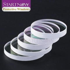 Startnow 1064nm Laser Protective Lens | Fused Silica for Fiber Laser Cutting close-up view