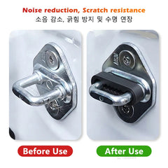 Silicone Car Door Latch Cover Pad Anti Vibration Anti Scratch detail view