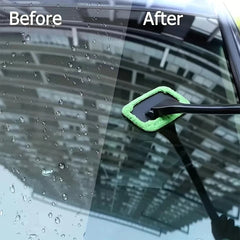 Car Windshield Cleaning Brush Kit with Microfiber Bonnet detail view