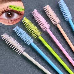 Disposable Eyelash Brushes 50 Pack | Mascara Wands Applicator Spoolies for Lash Exten alternate view