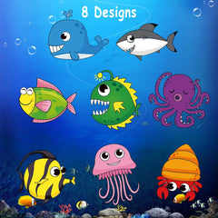 500pcs Cute Sea Animal Stickers for Kids | Reward Labels and Scrapbooking Decorations