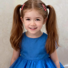 4pcs Academia Hair Clips for Children Cute Polka Dot & Plaid BB Clips Y2K School Girl Side Hair Pins Water-drop Wavy Shape Set
