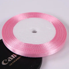 22 Meters/Roll 6mm Silk Satin Ribbons Christmas Halloween Birthday Party Gift Wrapping close-up view