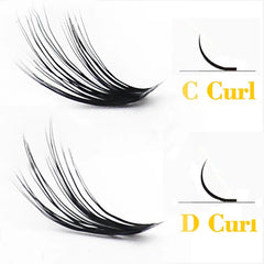 Bundles Natural Eyelash Extension 3D Russia Individual Eyelash Cluster Makeup Tools L alternate view