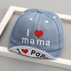 Baby Boys Girls Summer Soft Brim Baseball Cap | Adjustable Denim Sun Hat for Infant 6 alternate view