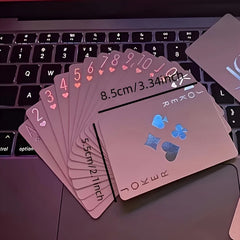 Glow-in-the-Dark Poker Card Set | Party Game for Halloween, Christmas & Family Game Nigh detail view