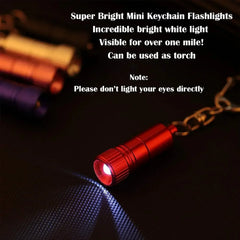 Mini LED Flashlight Keychain | Pocket-Sized Emergency Light detail view