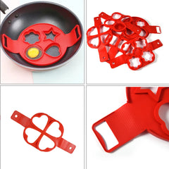 Non-Stick Silicone Egg Pancake Ring Mold | Perfect Round Pancake Maker detail view