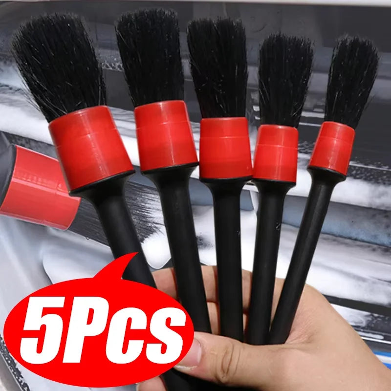 Car Detailing Brush Set 5 Pcs PP