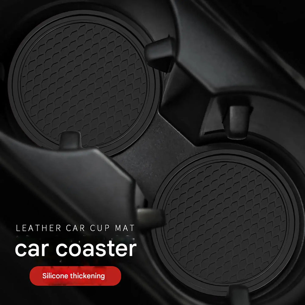 Black Silicone Car Cup Holder Insert Coaster