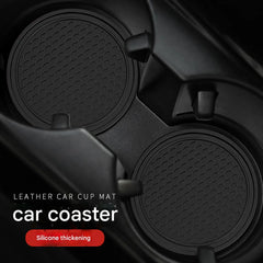 Black Silicone Car Cup Holder Insert Coaster