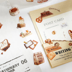 Cute Cartoon Snack Ice Cream Masking Tape | 5x200cm for DIY Scrapbooking detail view