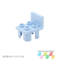 Play House Building Blocks Set | Compatible Furniture Accessories for Kids close-up view