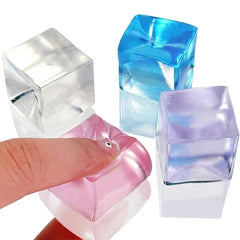5/10Pcs Ice Cube Shaped Fidget Toy Square Stress Relief Ball Squishy Squeeze Anxiety ADHD Stress Rel